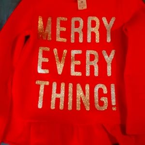 Carter's Toddler Girl Merry Every Thing Sweatshirt